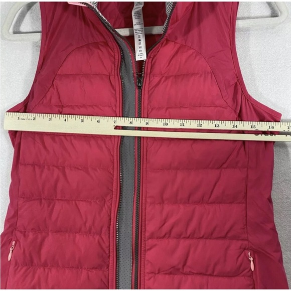 Lululemon fluffed up Hot Pink Puffer Vest size 6 - Picture 9 of 11